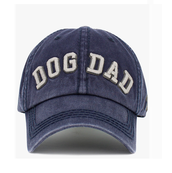 LA CASQUETTE "DOG DAD" BLEU