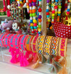 BRACELET "DOG MOM" PINK/BLEU