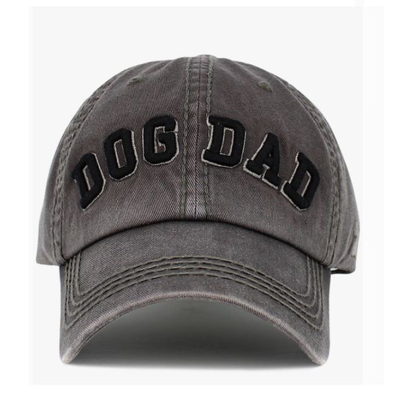 LA CASQUETTE "DOG DAD" GRIS