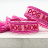 BRACELET "DOG MOM" ROSE/ROUGE