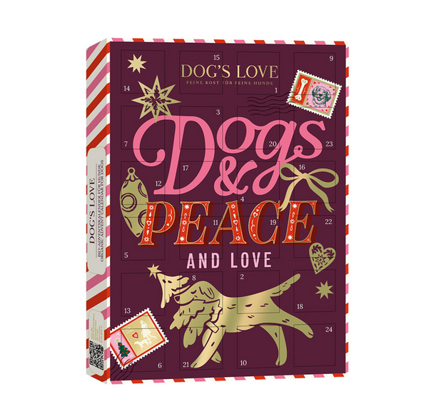 LE CALENDRIER DE L'AVENT DOGS, PEACE & LOVE