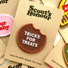BADGE " TRICK FOR TREATS"