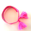 BRACELET "DOG MOM" PINK/BLEU