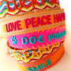 BRACELET "DOG MOM" PINK/BLEU