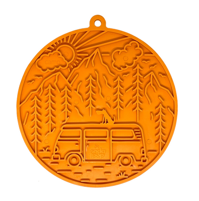 TAPIS DE LECHAGE CAMPING BUS ORANGE