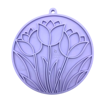 TAPIS DE LECHAGE FLEURS DE LOTUS VIOLETTE
