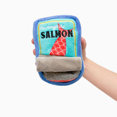 JOUET DE FOUILLE SAUMON EN CONSERVE