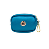 LE POOP BAG SIMILI CUIR BLEU