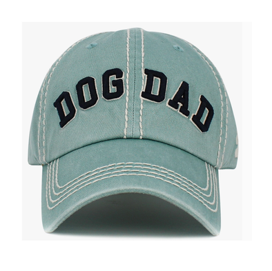 LA CASQUETTE "DOG DAD" BLEU CIEL