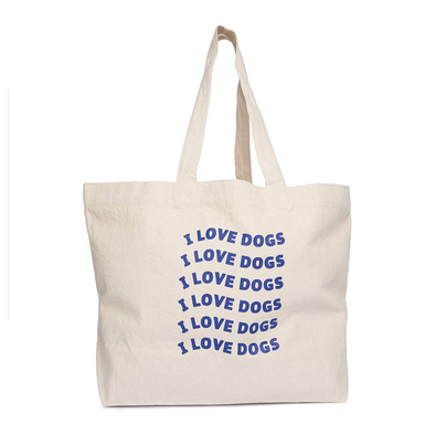 LE GROS CABAS "I LOVE DOGS"