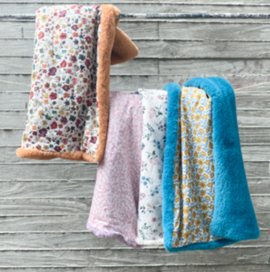 LES COUVERTURES "Liberty Doudou" by Louisdog <br> 4 couleurs <br> Collection  Hiver 2020/2021