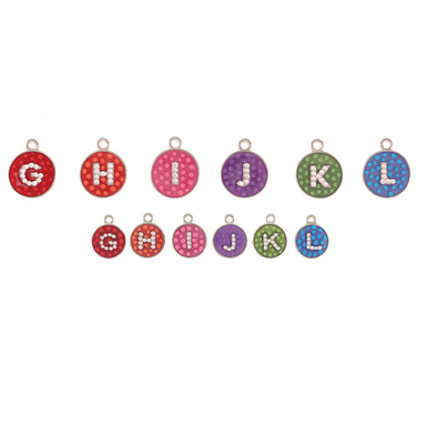 L'ALPHABET POIS BLING <br> avec personnalisation