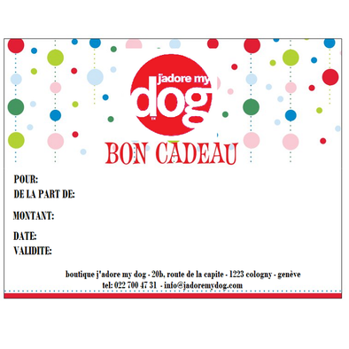 BON CADEAU Chf. 50.00