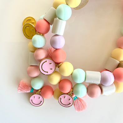 COLLIER SMILEY PASTEL