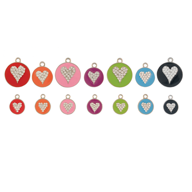 LES COEURS PASTEL BLING <br> avec personnalisation