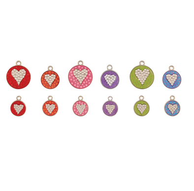 LES COEURS POIS BLING <br> avec personnalisation