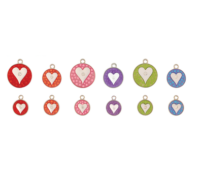 LES COEURS POIS <br> avec personnalisation