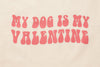 LE CABAS "MY DOG IS MY VALENTINE"