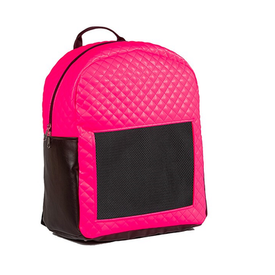 LE SAC A DOS MATELASSE <br> Hot Pink Neon, Silver ou Noir.
