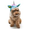 BONNET LICORNE ROSE & BLEU <br> pour petits, moyens et grands chiens!