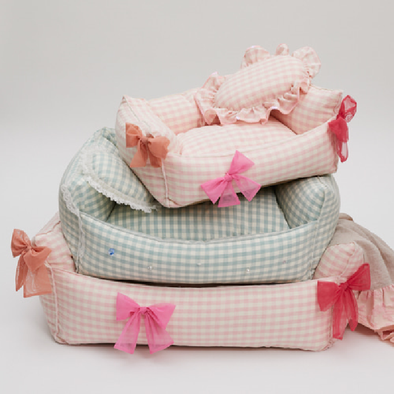 LE LIT COTON VICHY by Louisdog <br> Nouvelle Collection SS22
